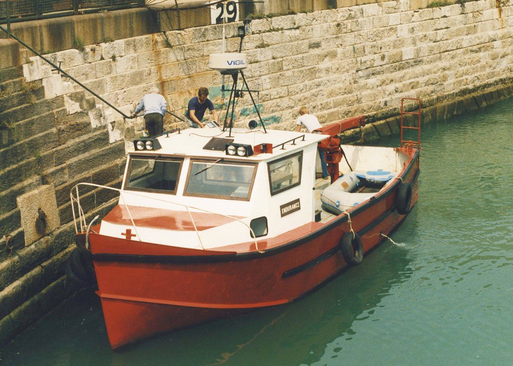Boat on water in harbour